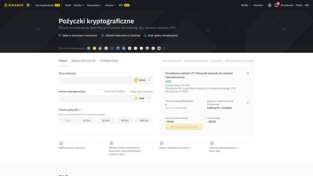 Czym sa pozyczki Binance Crypto