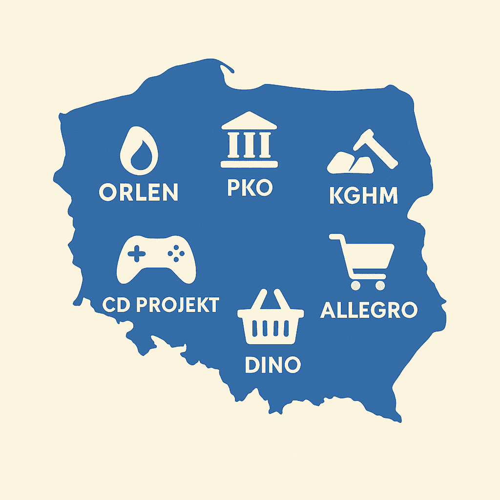 Największe spółki z GPW