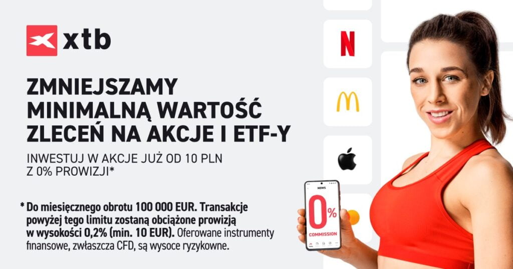 broker forex XTB akcje