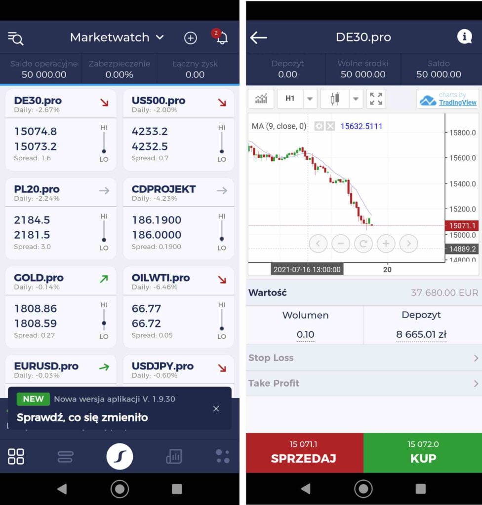 TMS opinie platforma mobilna aplikacja