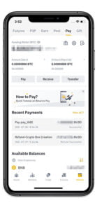 binance pay placenie