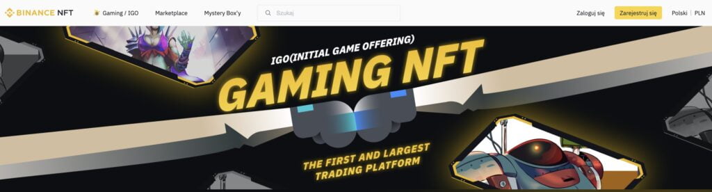 Binance IGO play to earn