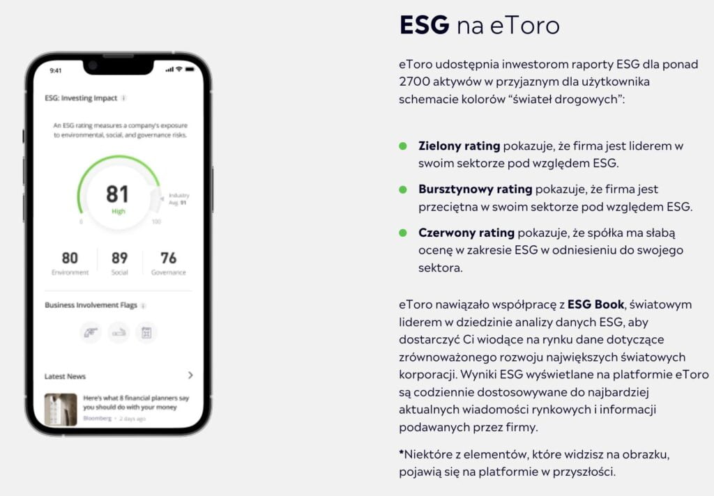 ESG etoro broker forex