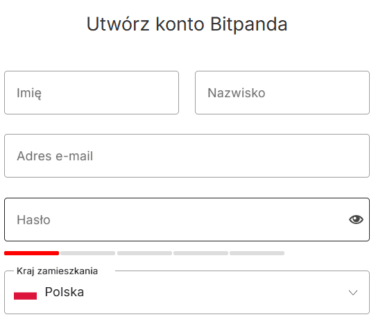 bitpanda rejestracja
